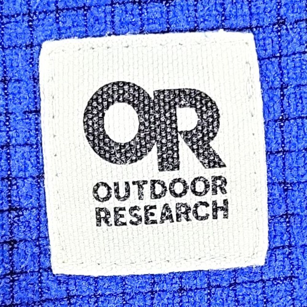 Outdoor Research Trail Mix 1/4 Zip Fleece Mock Neck Pocket Pullover Blue M